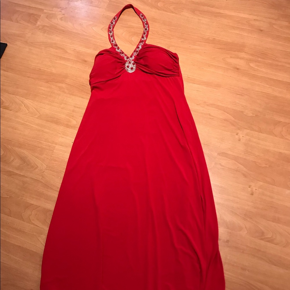 Red dress